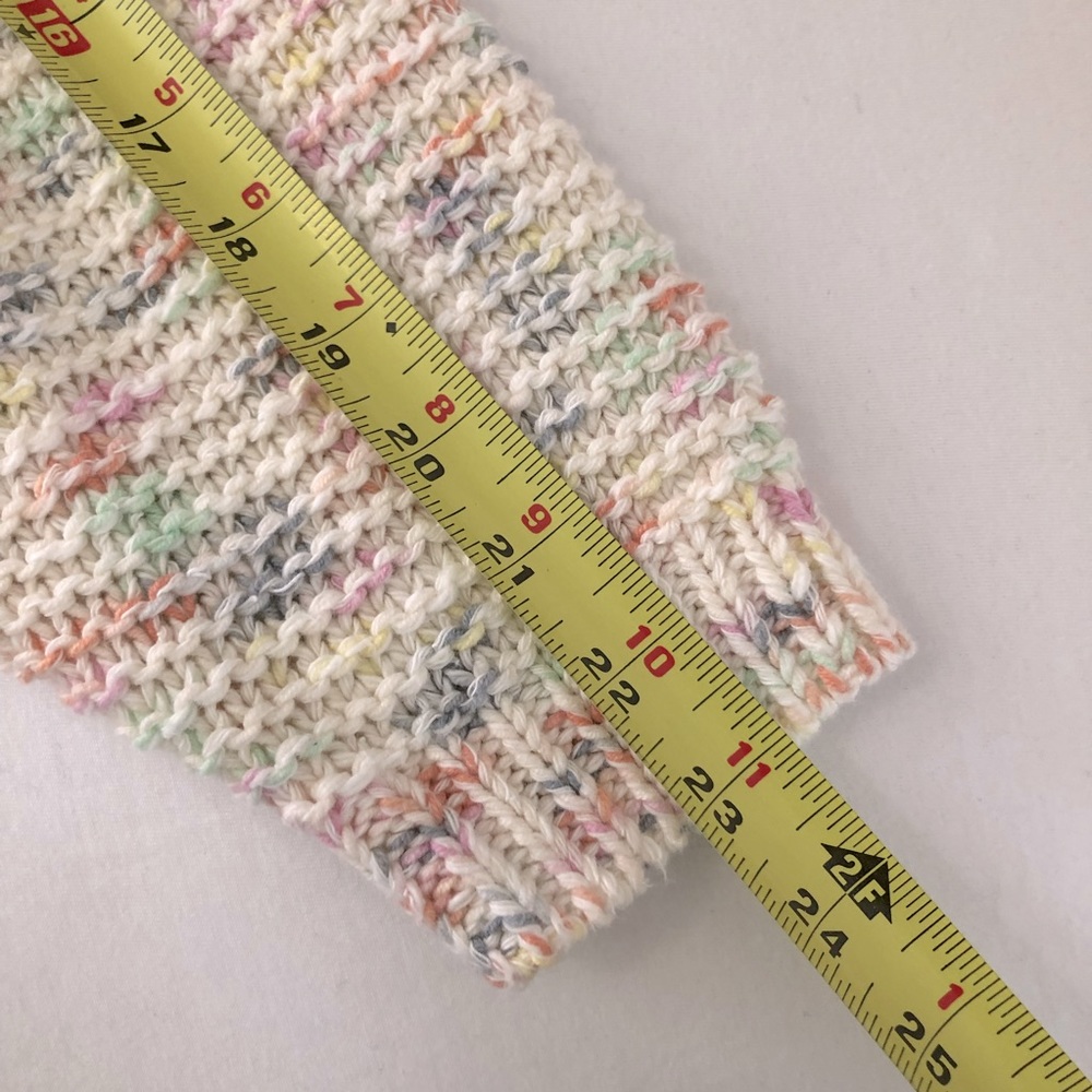 Aerie Open Tie Back Multicolored Knit Crew Neck Pullover Sweater Size Small NWT - Picture 11 of 11